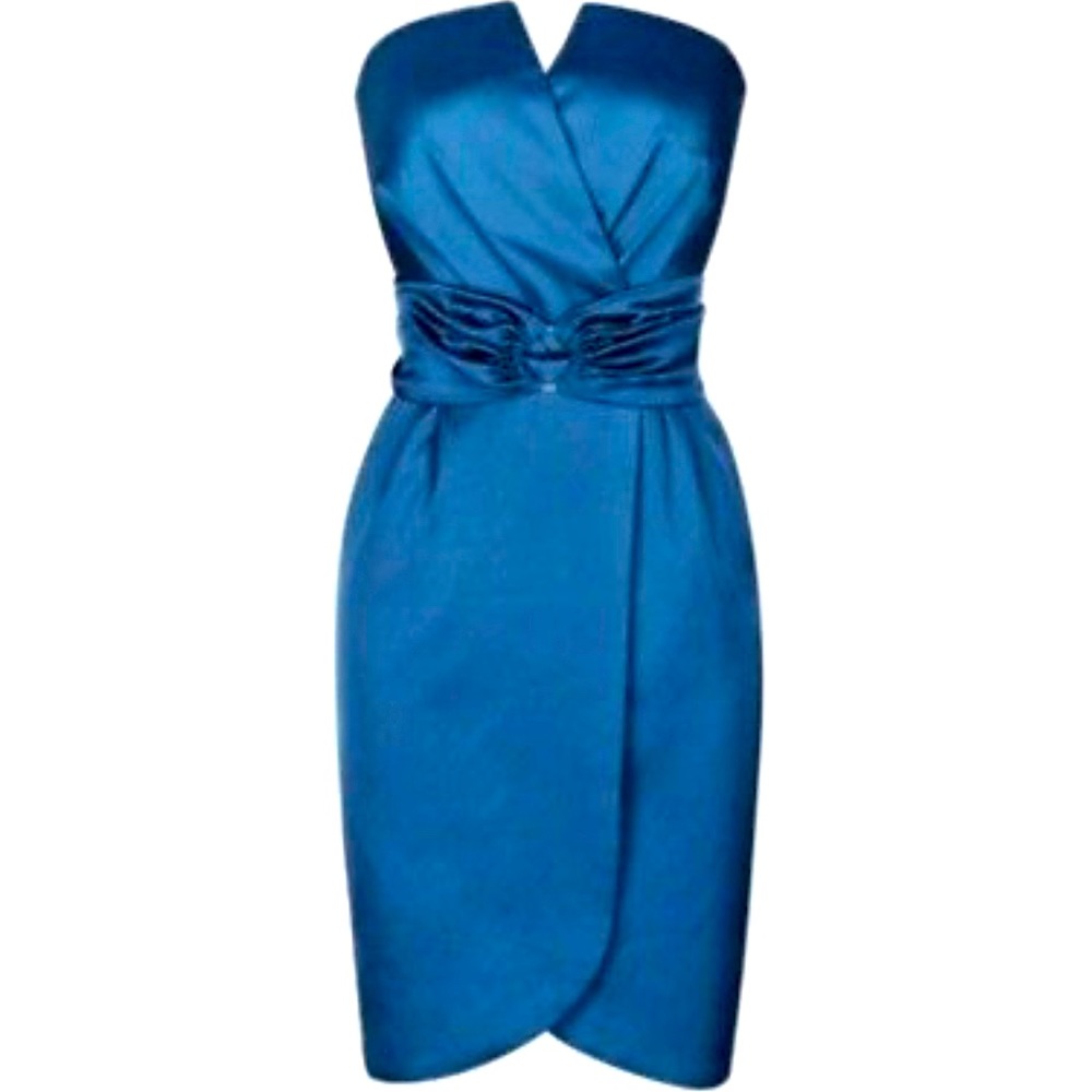 REISS Verdia Cocktail Satin Dress - Picture 1 of 10